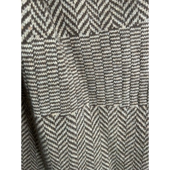 NWT Silver Jeans Brown Beige Lambswool Blend Open Front Knit Cardigan Sweater XL - Picture 5 of 10